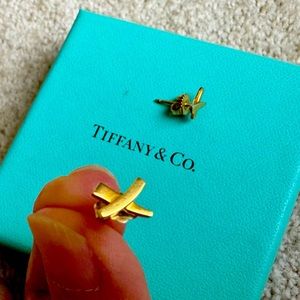 Tiffany Paloma Picasso gold “X” earrings